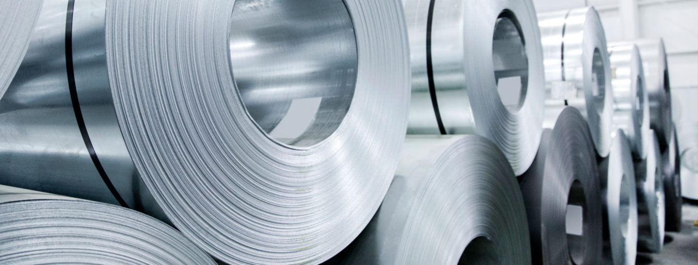Rolls of metal