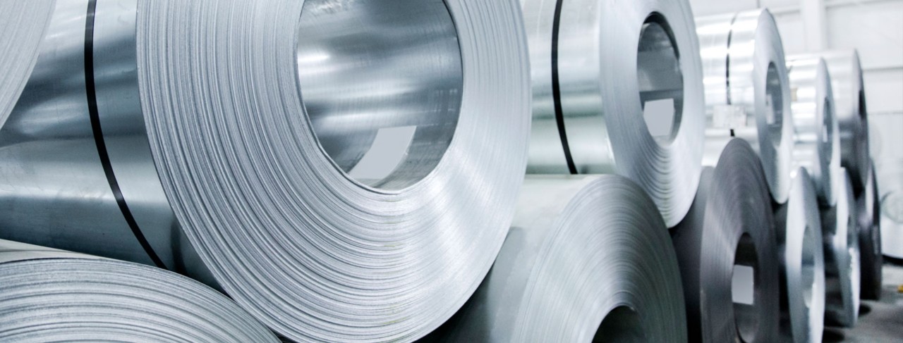 Rolls of metal